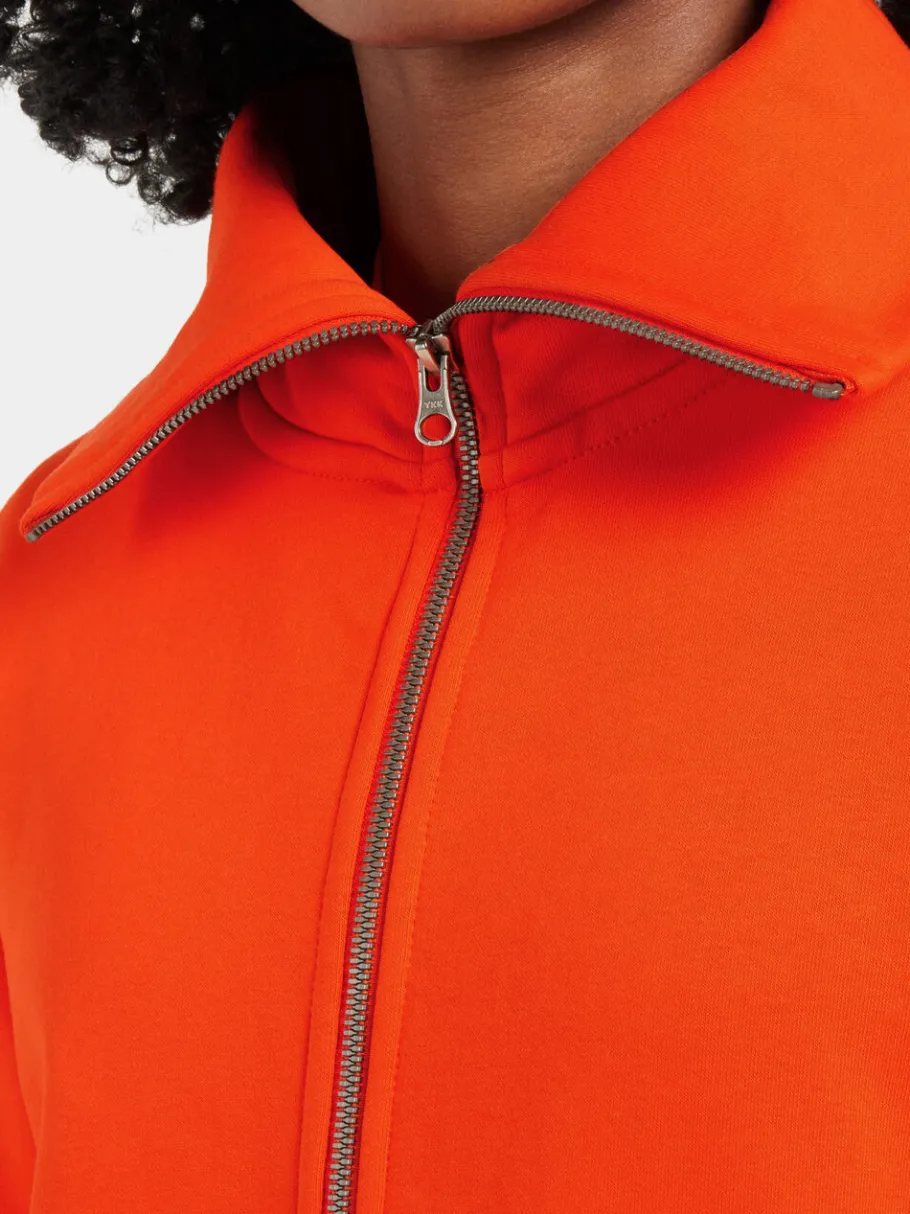 Discount Didriksons Lovali Full-Zip Tangerine Red