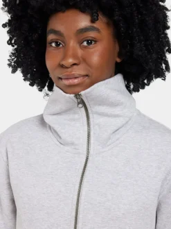 Sale Didriksons Lovali Full-Zip Aluminum melange