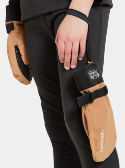 Sale Didriksons Lovas Mitten Almond Brown