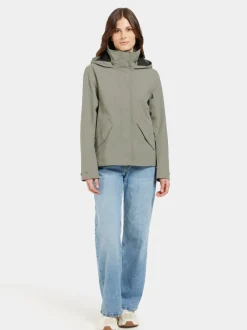 Clearance Didriksons Mabel Jacket Mistel Green