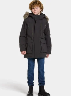 Sale Didriksons Magnetit Kids' Parka Black