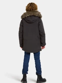 Sale Didriksons Magnetit Kids' Parka Black