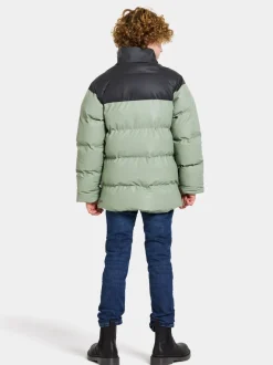 Online Didriksons Mega Galon Kids' Jacket Light Moss