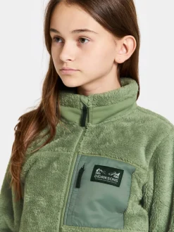 Sale Didriksons Mejram Kids' Jacket Light Moss