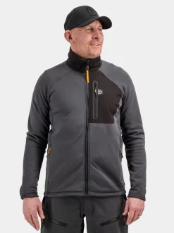 New Didriksons Mistral Men's Full-Zip Coal black