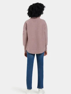 Hot Didriksons Monia Half zip Faded Wine