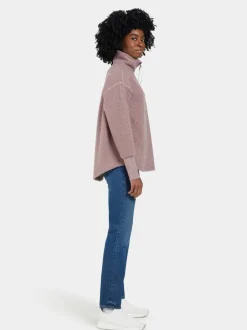 Hot Didriksons Monia Half zip Faded Wine
