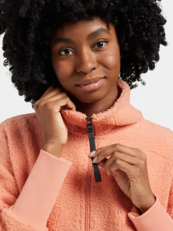 New Didriksons Monia Half zip Clay Pink