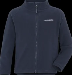Online Didriksons Monte Kids' Full-Zip Navy
