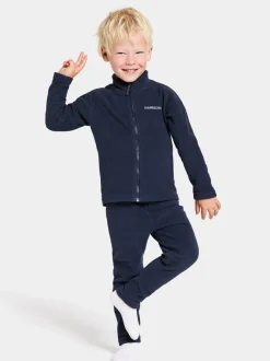 Online Didriksons Monte Kids' Full-Zip Navy