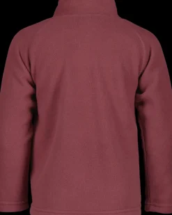 Hot Didriksons Monte Kids' Full-Zip Rusty Wine
