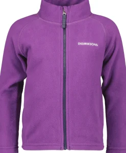 Best Didriksons Monte Kids' Full-Zip Royal Purple