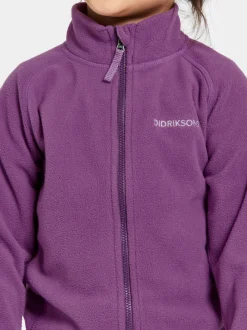 Clearance Didriksons Monte Kids' Full-Zip Grape