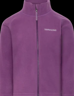 Clearance Didriksons Monte Kids' Full-Zip Grape