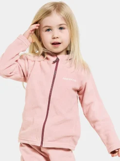 Best Didriksons Monte Kids' Full-Zip Dusty pink