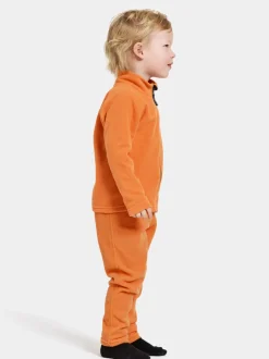 Sale Didriksons Monte Kids' Full-Zip Orange Jam