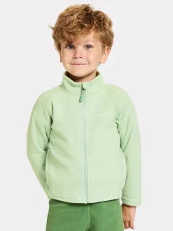 Online Didriksons Monte Kids' Full-Zip Light Algae Green