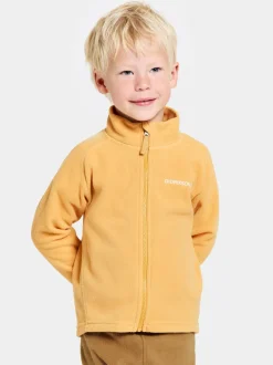 Didriksons Monte Kids' Full-Zip Dark Pollen