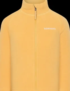 Didriksons Monte Kids' Full-Zip Dark Pollen