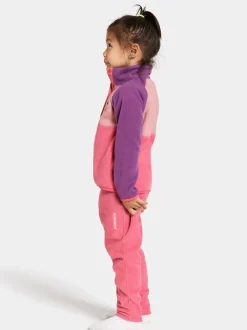 Clearance Didriksons Monte Kids' Half Button Dusty Azalea