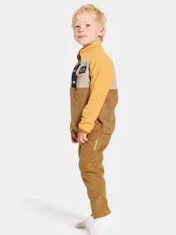 Hot Didriksons Monte Kids' Half Button Cumin