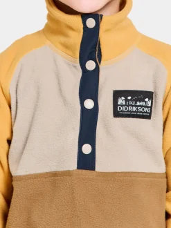 Hot Didriksons Monte Kids' Half Button Cumin
