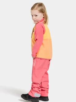 Discount Didriksons Monte Kids' Half Button Papaya Orange