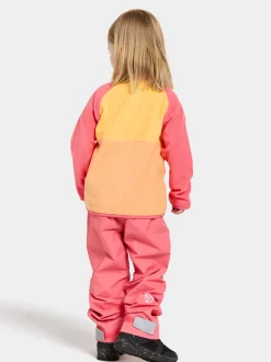 Discount Didriksons Monte Kids' Half Button Papaya Orange