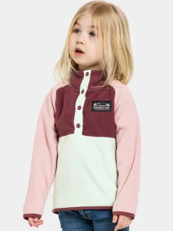 Discount Didriksons Monte Kids' Half Button Pale Mint