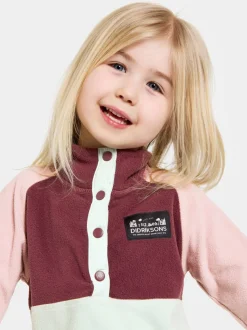 Discount Didriksons Monte Kids' Half Button Pale Mint