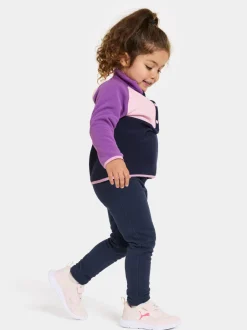 New Didriksons Monte Kids' Half Button Tulip Purple