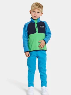 Best Didriksons Monte Kids' Half Button Frog Green