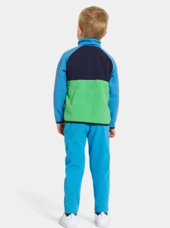 Best Didriksons Monte Kids' Half Button Frog Green