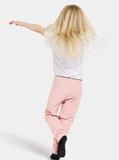 Sale Didriksons Monte Kids' Pants Dusty pink