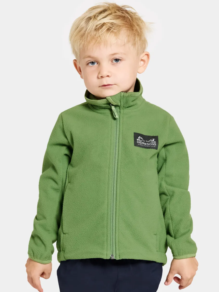 Clearance Didriksons Muskot Kids' Jacket Algae Green