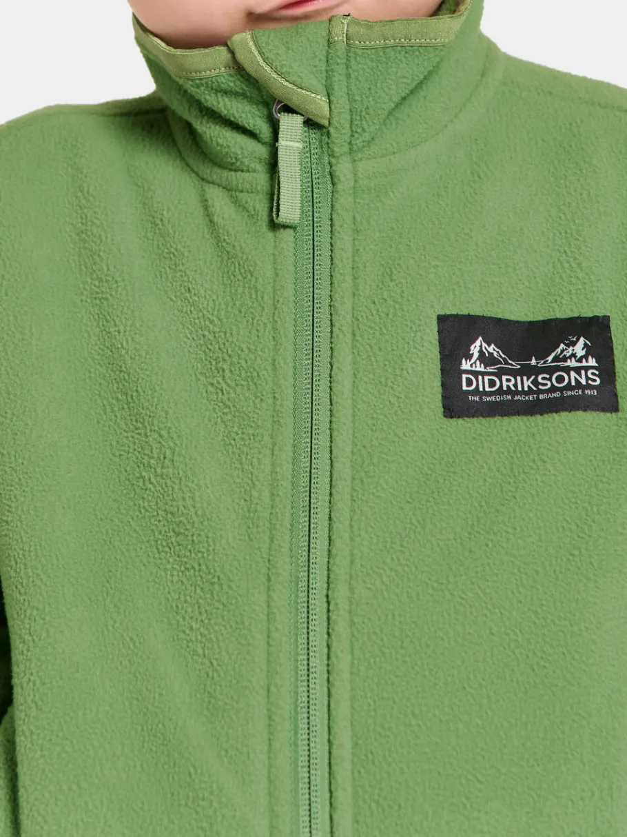 Clearance Didriksons Muskot Kids' Jacket Algae Green