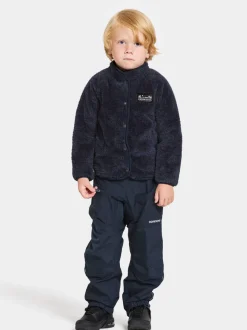 Hot Didriksons Mylla Kids' Full Button Navy