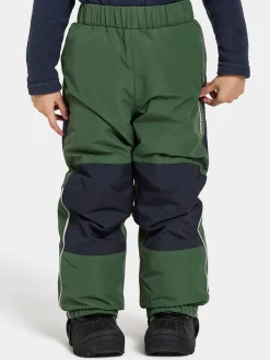 Online Didriksons Narvi Kids' Pants Pine Green