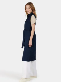 Outlet Didriksons Nellie Vest Dark Night Blue