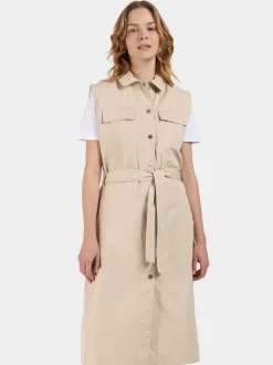 Discount Didriksons Nellie Vest Clay Beige