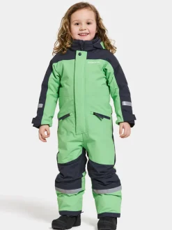 Clearance Didriksons Neptun Kids' Coverall Dusty Lime