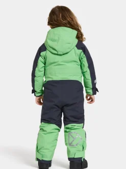 Clearance Didriksons Neptun Kids' Coverall Dusty Lime
