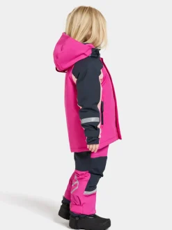 Discount Didriksons Neptun Kids' Jacket Plastic Pink