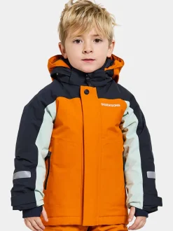 Outlet Didriksons Neptun Kids' Jacket Orange Jam