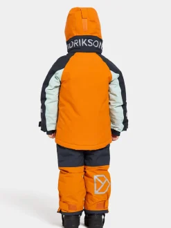Outlet Didriksons Neptun Kids' Jacket Orange Jam