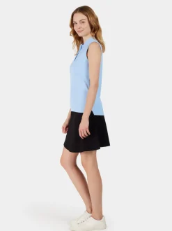 Sale Didriksons Nikki Sleeveless Polo Sea Blue