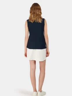 Outlet Didriksons Nikki Sleeveless Polo Dark Night Blue