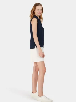 Outlet Didriksons Nikki Sleeveless Polo Dark Night Blue