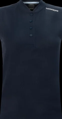 Outlet Didriksons Nikki Sleeveless Polo Dark Night Blue
