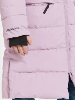 Discount Didriksons Olivin Kids' Parka Long Dusty lilac